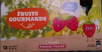 Compote pomme fraise