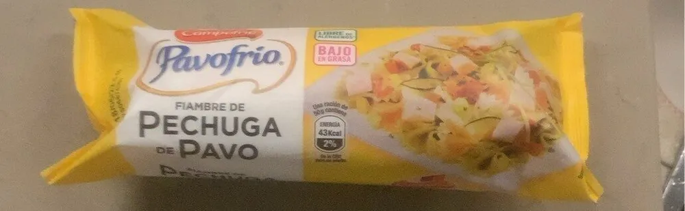 Fiambre de pechuga de pavo
