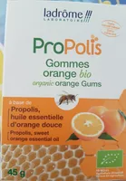 Gommes Propolis Et Orange - 45G - Ladrôme