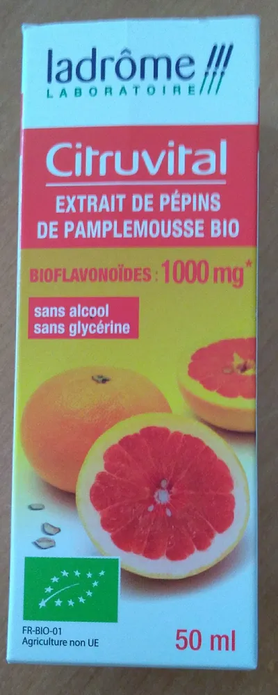 Citruvital Extrait De Pépins De Pamplemousse - 50 ML - Ladrôme