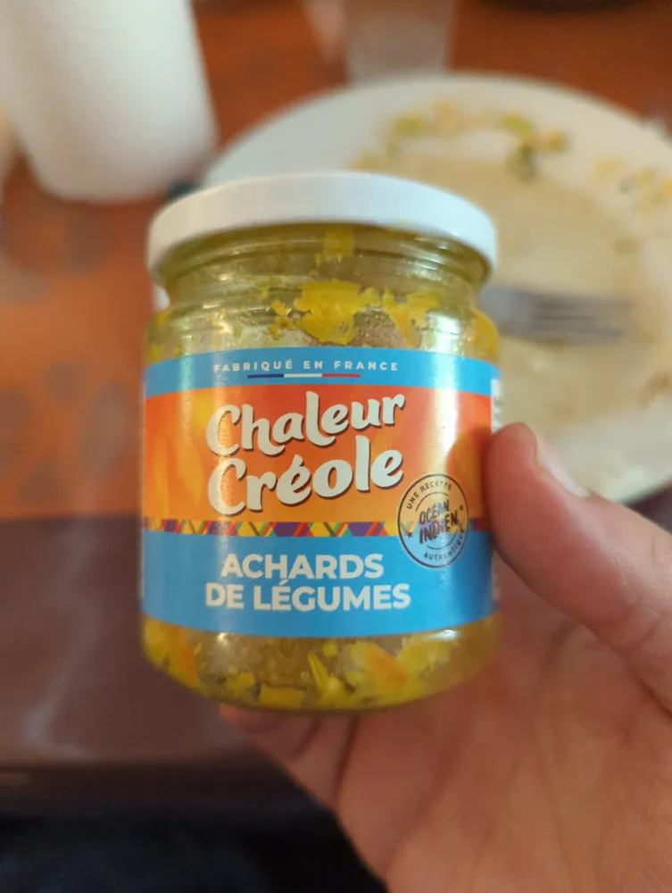 achards de légumes