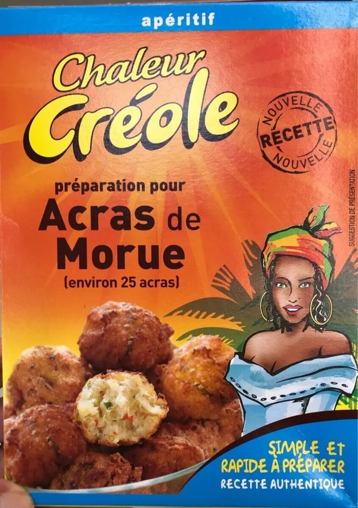 Préparation pour acras de morue