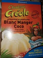 Blanc manger coco flan créole à la noix de coco