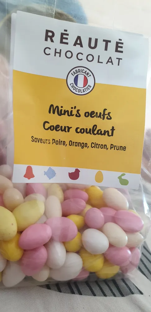 Mini œufs coeur coulant