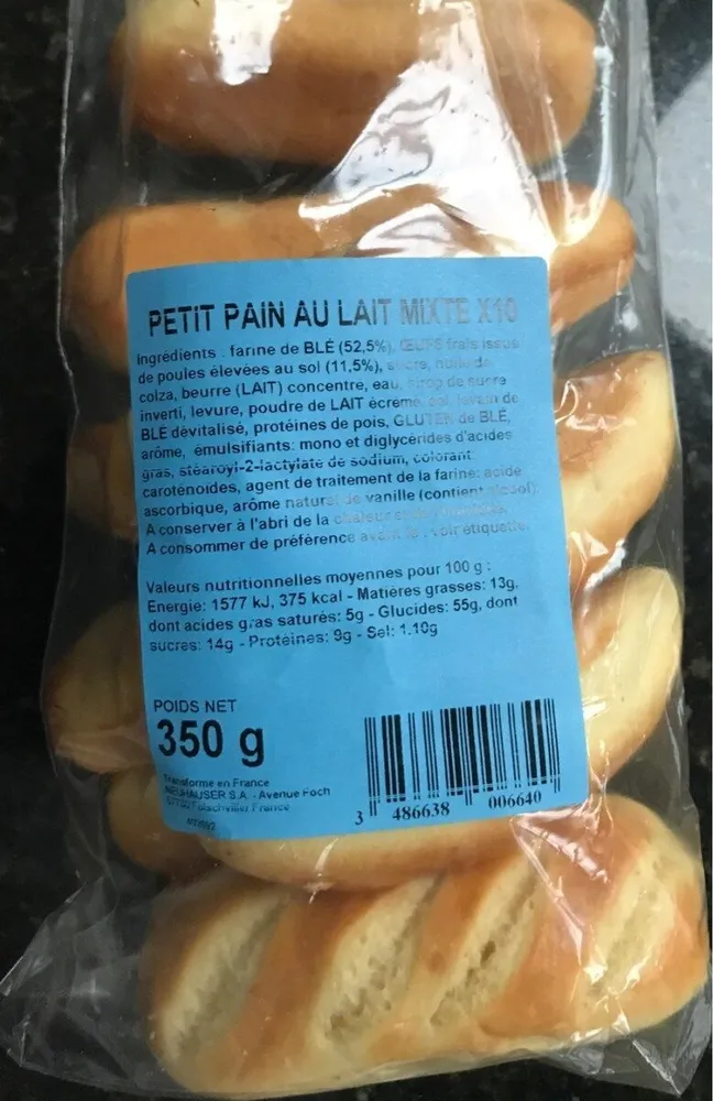 Petit pain au lait mixte