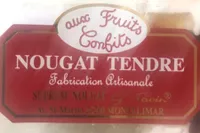 Nougat tendre aux fruits confits