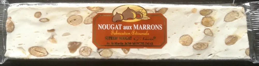 Nougat aux marrons
