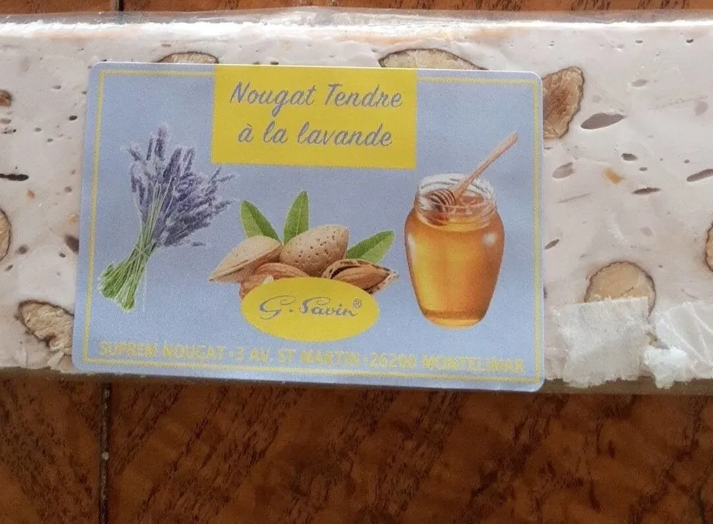 Nougat tendre à la lavande