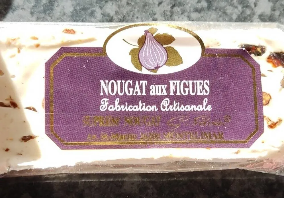 Nougats aux figues