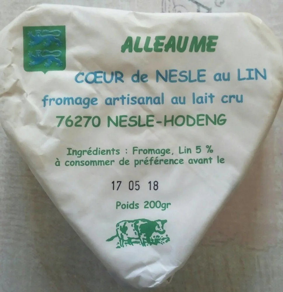 Coeur de nesle au lin