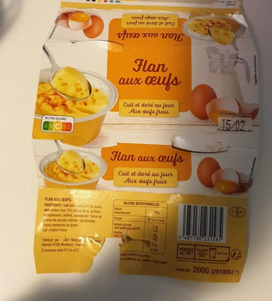 Flan aux œufs