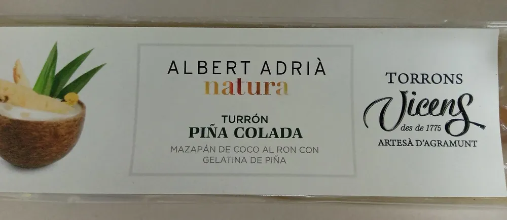 Turrón piña colada