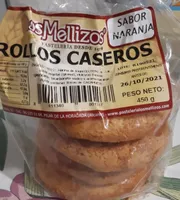 Rollos caseros de naranja