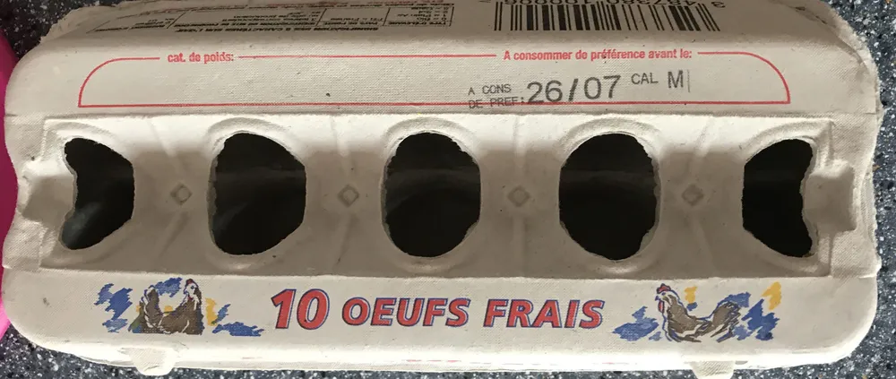 10 oeufs frais