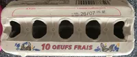 10 oeufs frais