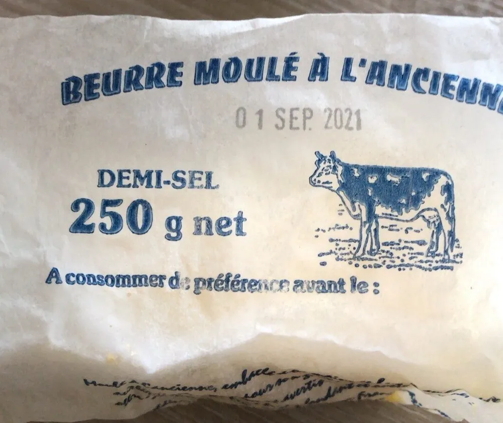 Beurre moulé a l’ancienne