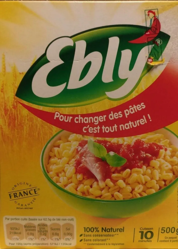 Blé tendre cuisson 10 min Ebly 500 g
