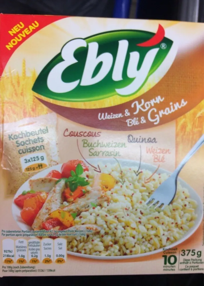 Ebly, Couscous Und Quinoa