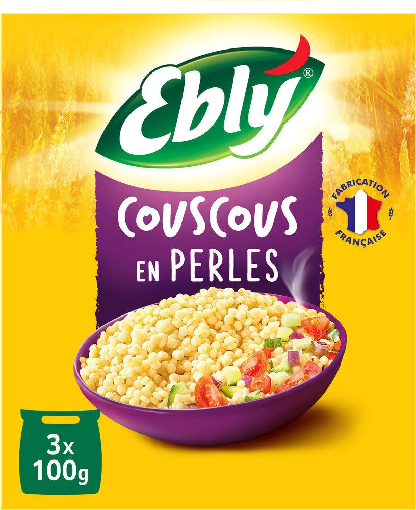 Couscous en perles Ebly 10 min 3 x 100 g
