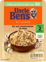 Riz aux champignons de Paris