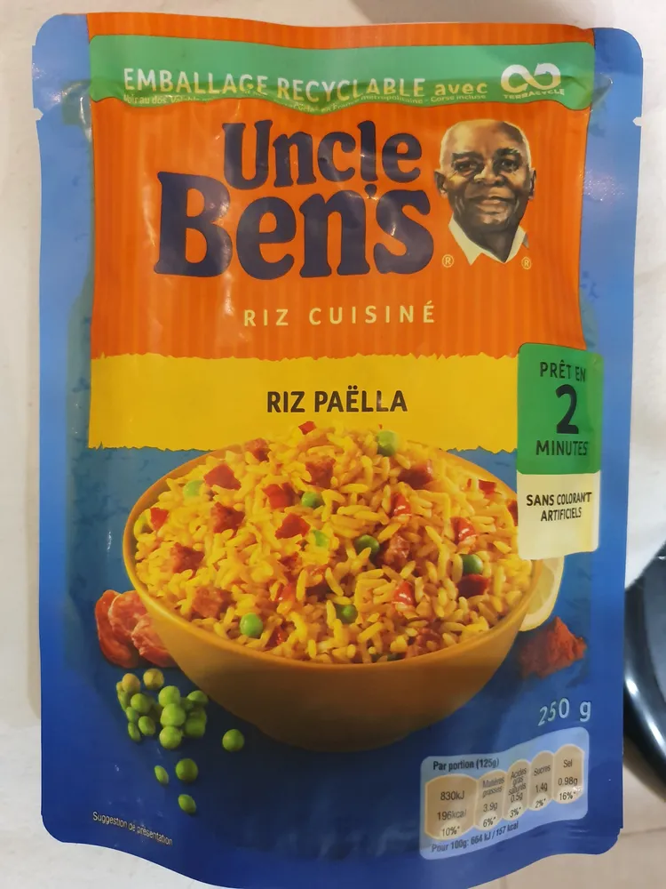 Riz façon paëlla Uncle Ben's 250 g