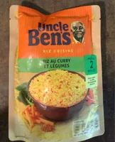 Riz au curry et au legumes
