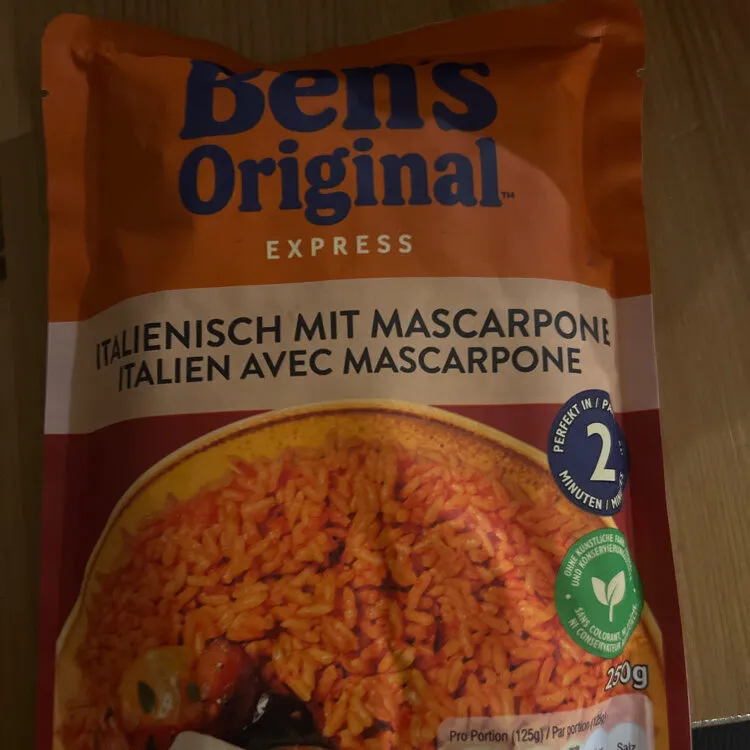 Ben‘s Original Express italienisch mit Mascarpone Reis