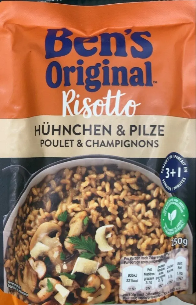 Risotto - Hühnchen & Pilze