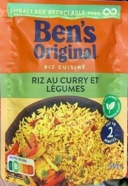 Riz au curry et légumes