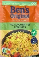 Riz au curry et légumes