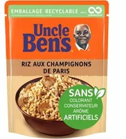 Riz aux champignons de Paris