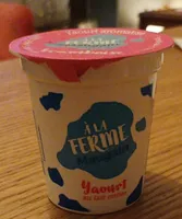 Yaourt aromatisé framboise