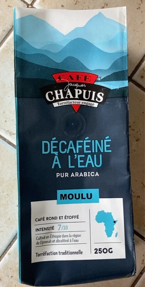 Décaféiné à l’eau