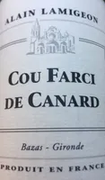 Cou farci de canard