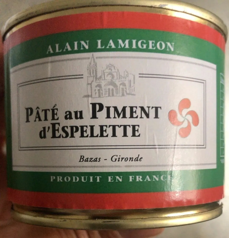Pâté au piment d’Espelette