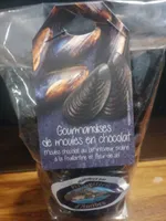 Gourmandises de moules en chocolat
