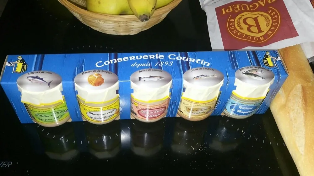 Assortiment de produits de la mer tartinable