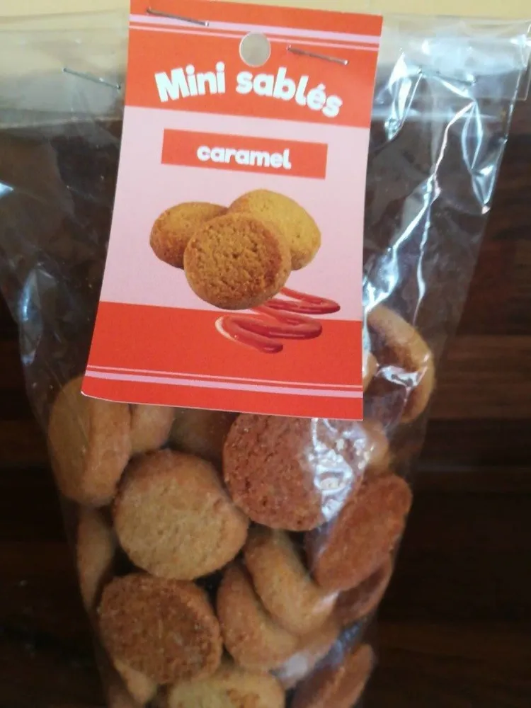 Mini sablé caramel biscuiterie antibes