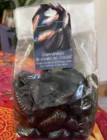 Gourmandises de moules en chocolat