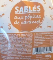 Sablés aux pépites de caramel