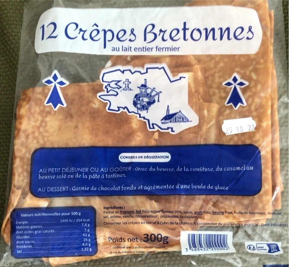 12 crêpes bretonnes