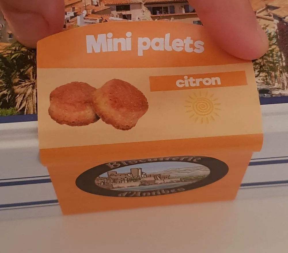 Mini palets citron