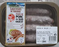 Saucisse de Toulouse porc du sud Ouest