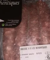 Saucisse les authentiques x8