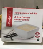Natillas sabor vainilla dieta