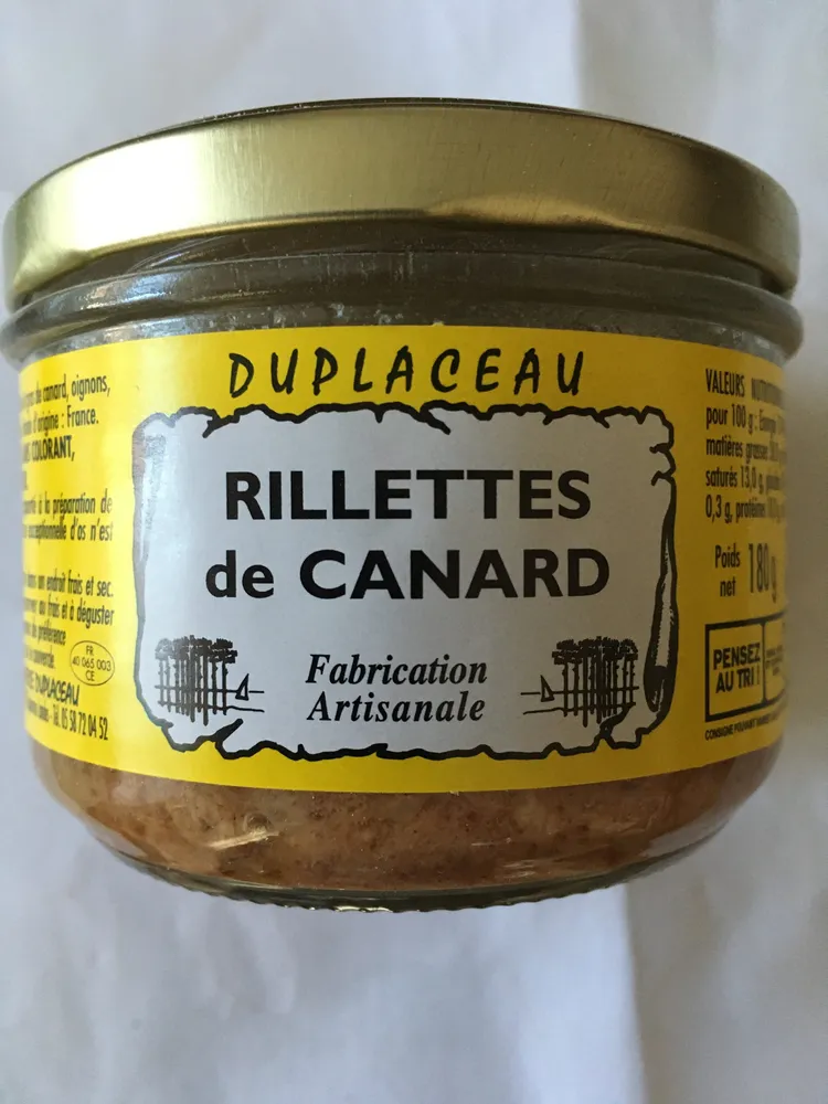 Rillettes de canard artisanales