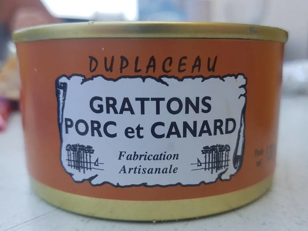 Grattons porc et canard