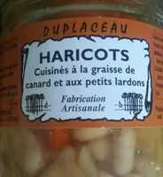 Duplaceau Haricots canard lardons