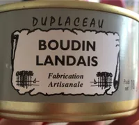 Boudin landais