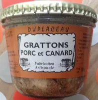Grattons porc et canard
